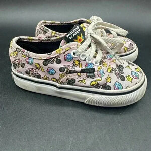 VANS 7 toddler Mario kart princess peach cart Nintendo low pro pink